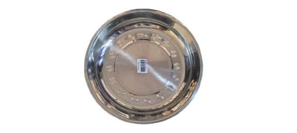 Bandeja de Aço Inox Salada Redonda 25cm - Image 2