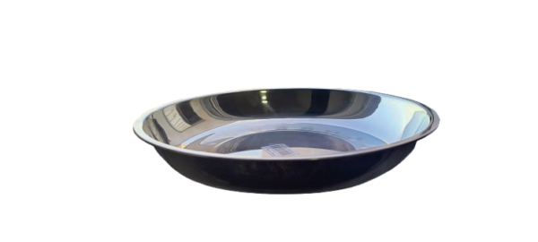 Bandeja de Aço Inox Salada Redonda 25cm - Image 3